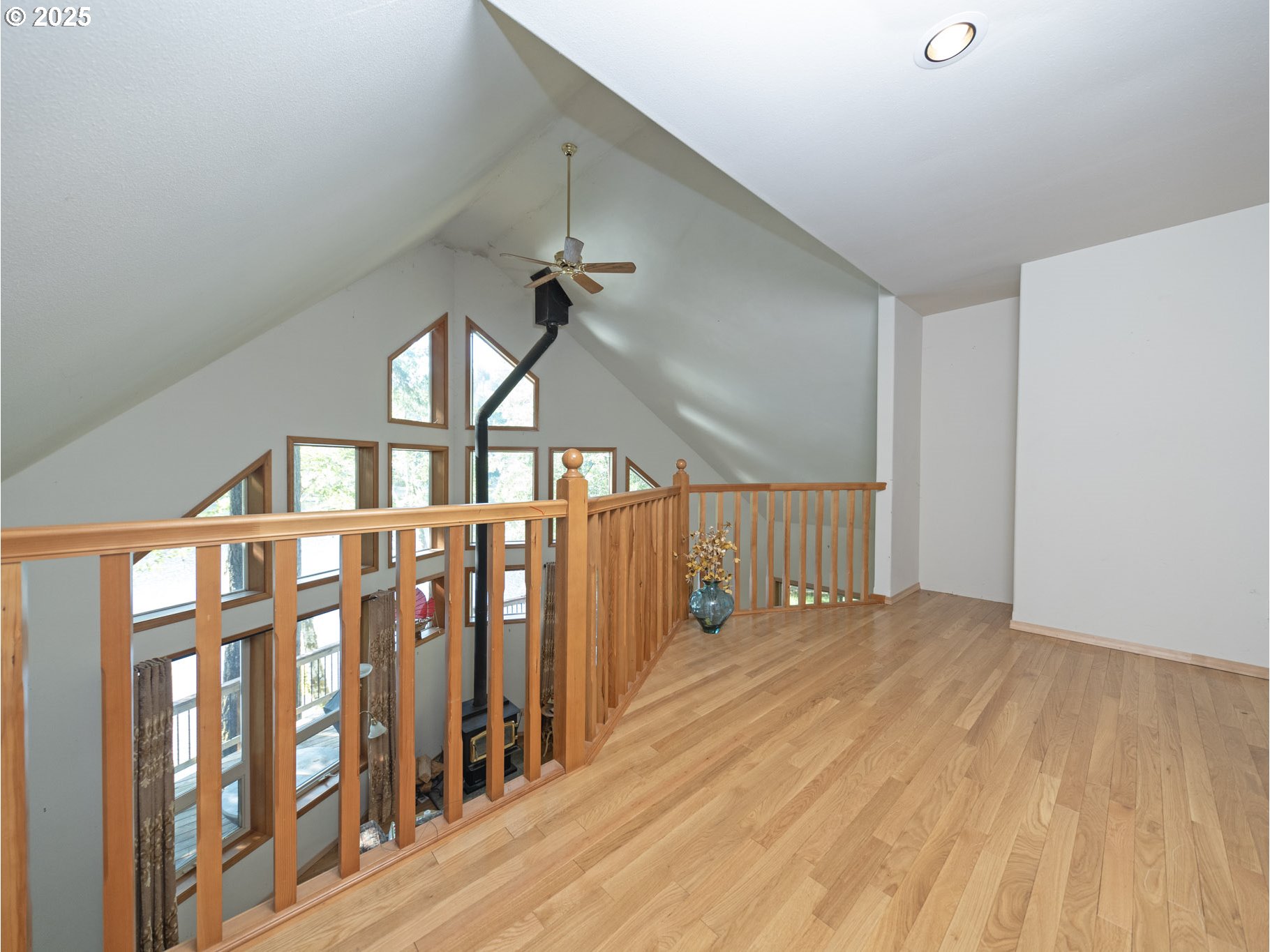 71397 Fishhawk Road Clatskanie, OR 97016 - Photo 22 of 48 a view of staircase with lots of wooden floor