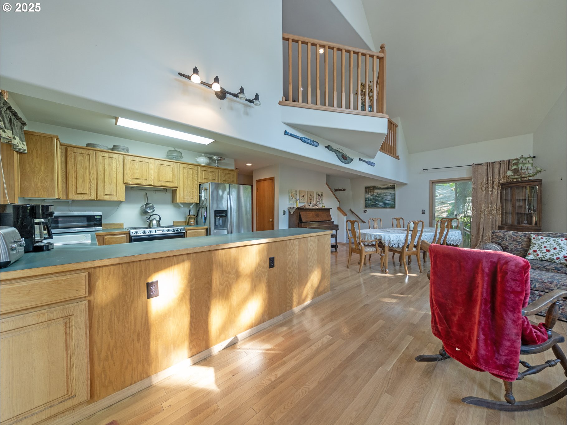 71397 Fishhawk Road Clatskanie, OR 97016 - Photo 33 of 48 a living room with furniture pool table and a window
