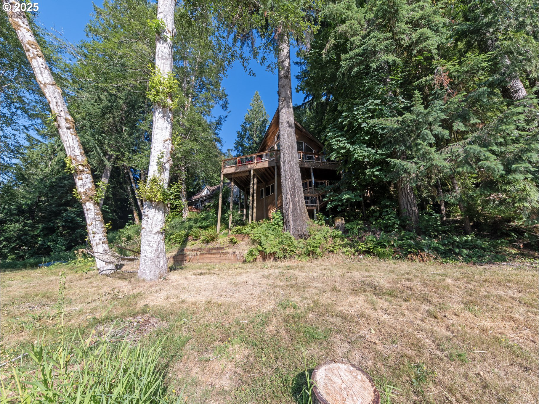 71397 Fishhawk Road Clatskanie, OR 97016 - Photo 42 of 48 a backyard of a house with lots of green space