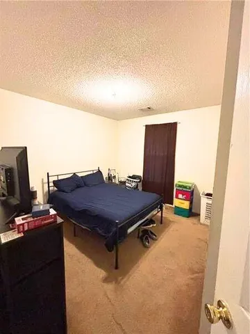 a view of a furniture in a room