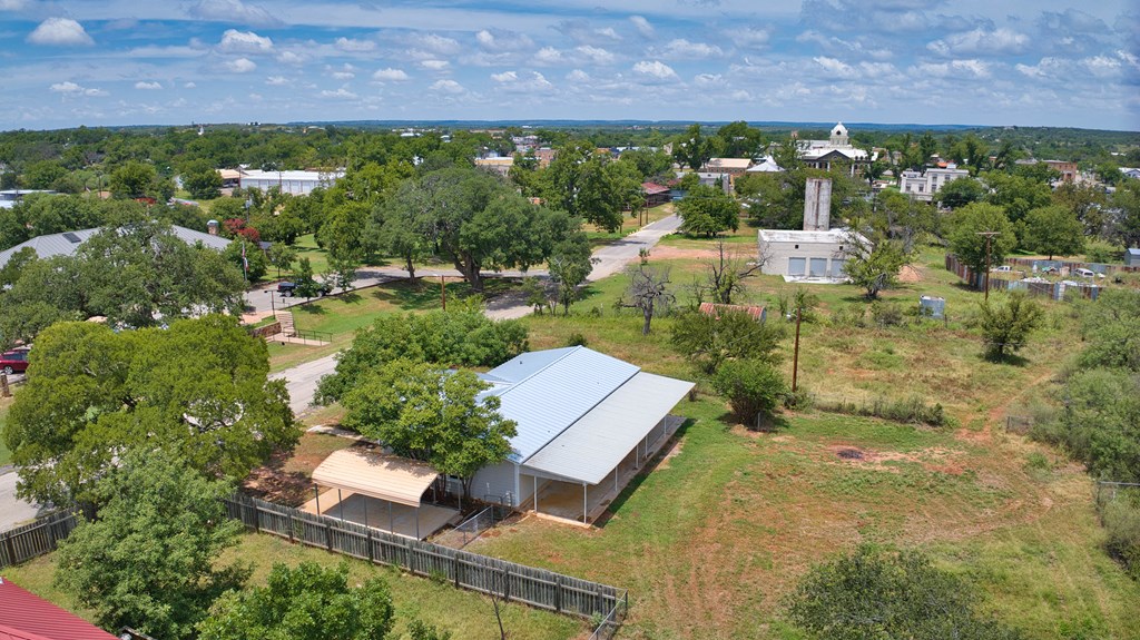 425 Post Hill Street Mason, TX 76856 - Photo 16 of 21 an aerial view of a house with a yard