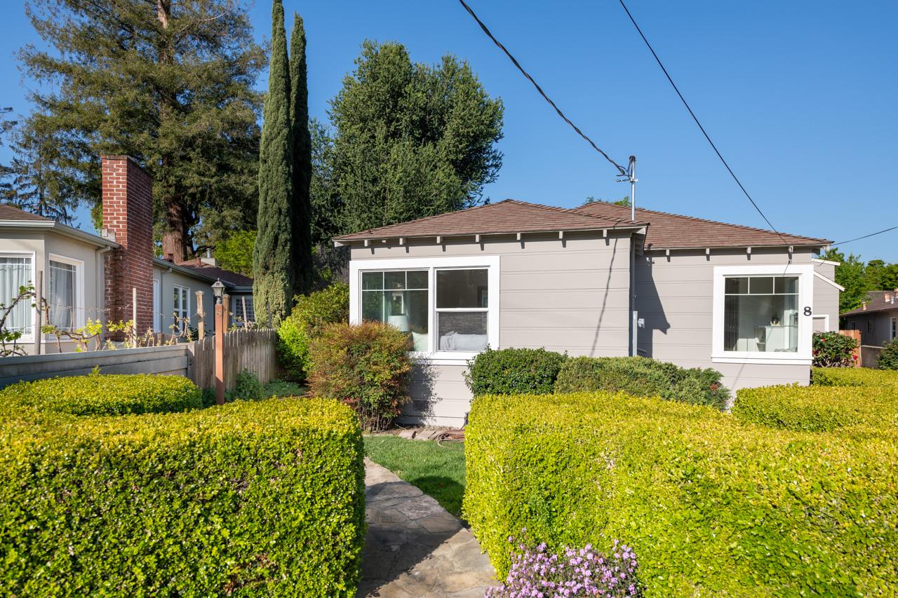 8 Oak Court Sunnyvale, CA 94086 - Photo 2 of 30 a front view of a house with garden