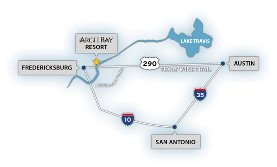 89 Arch Ray Loop, Unit 89 Fredericksburg, TX 78624 - Photo 3 of 4 a view of a kitchen with a microwave and a potted plant on the wall