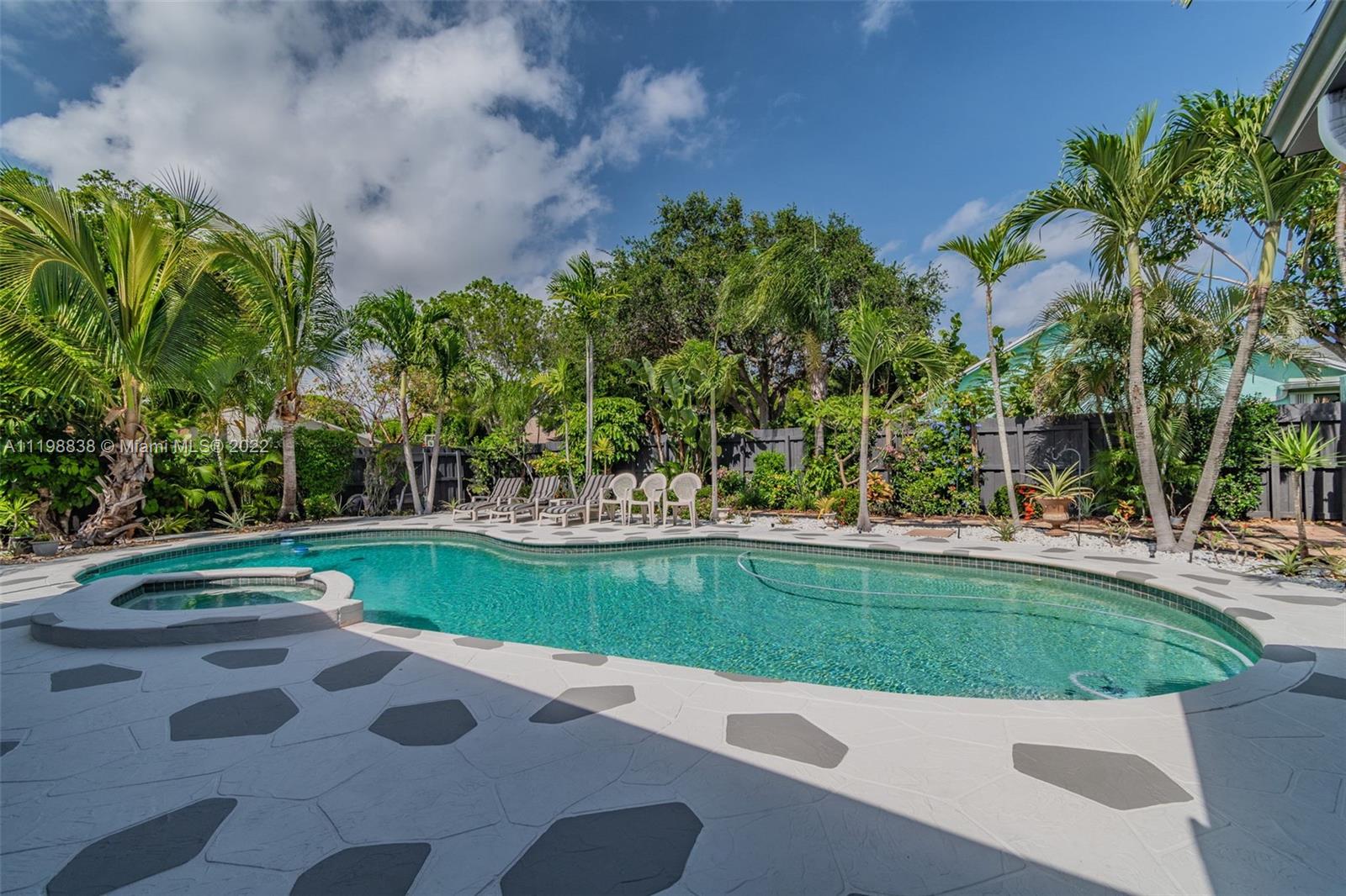 3015 Dunlin Road Delray Beach, FL 33444 - Photo 31 of 47 a view of a swimming pool with a yard