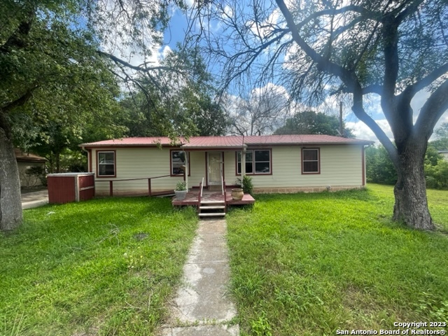131 Falcon Drive Cibolo, TX 78108 - Photo 1 of 1 a view of a house with a yard and sitting area