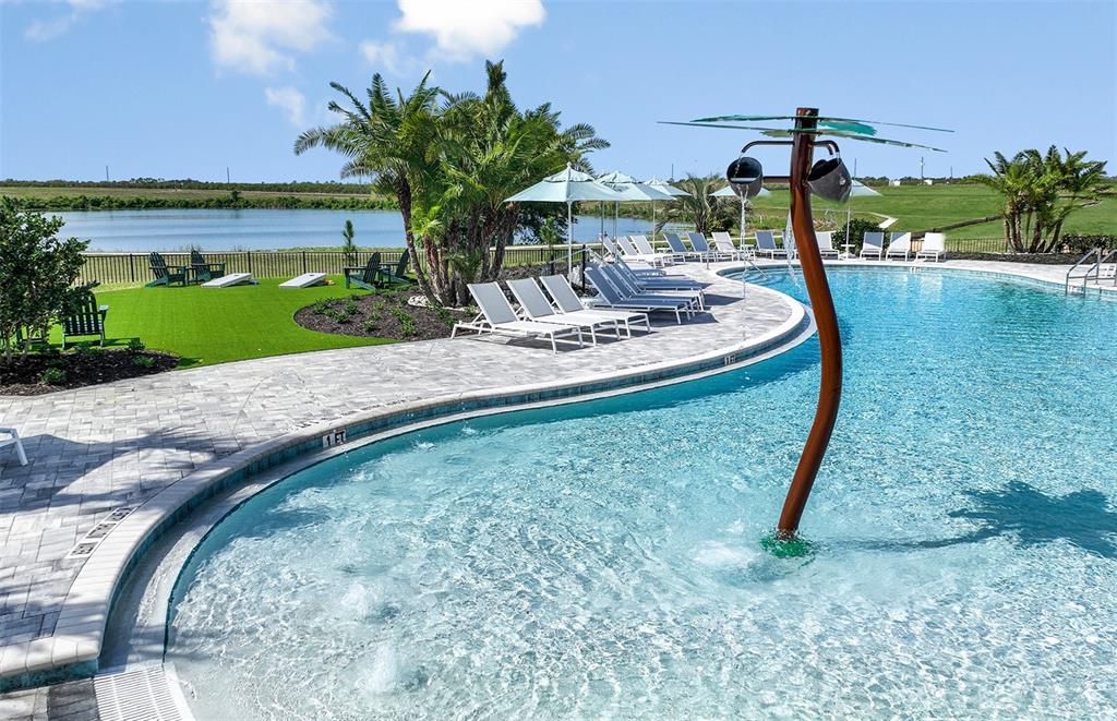 1448 Hamilton Way Lake Alfred, FL 33850 - Photo 25 of 32 a view of a swimming pool with a yard