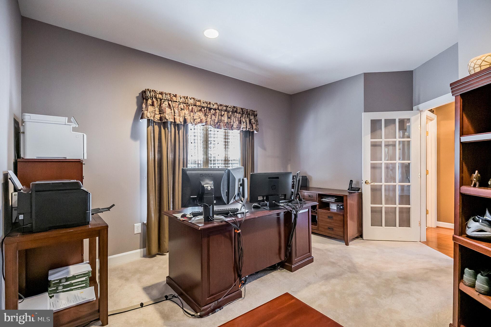 114 Quail Ridge Way Mickleton, NJ 08056 - Photo 17 of 40 Office with French doors
