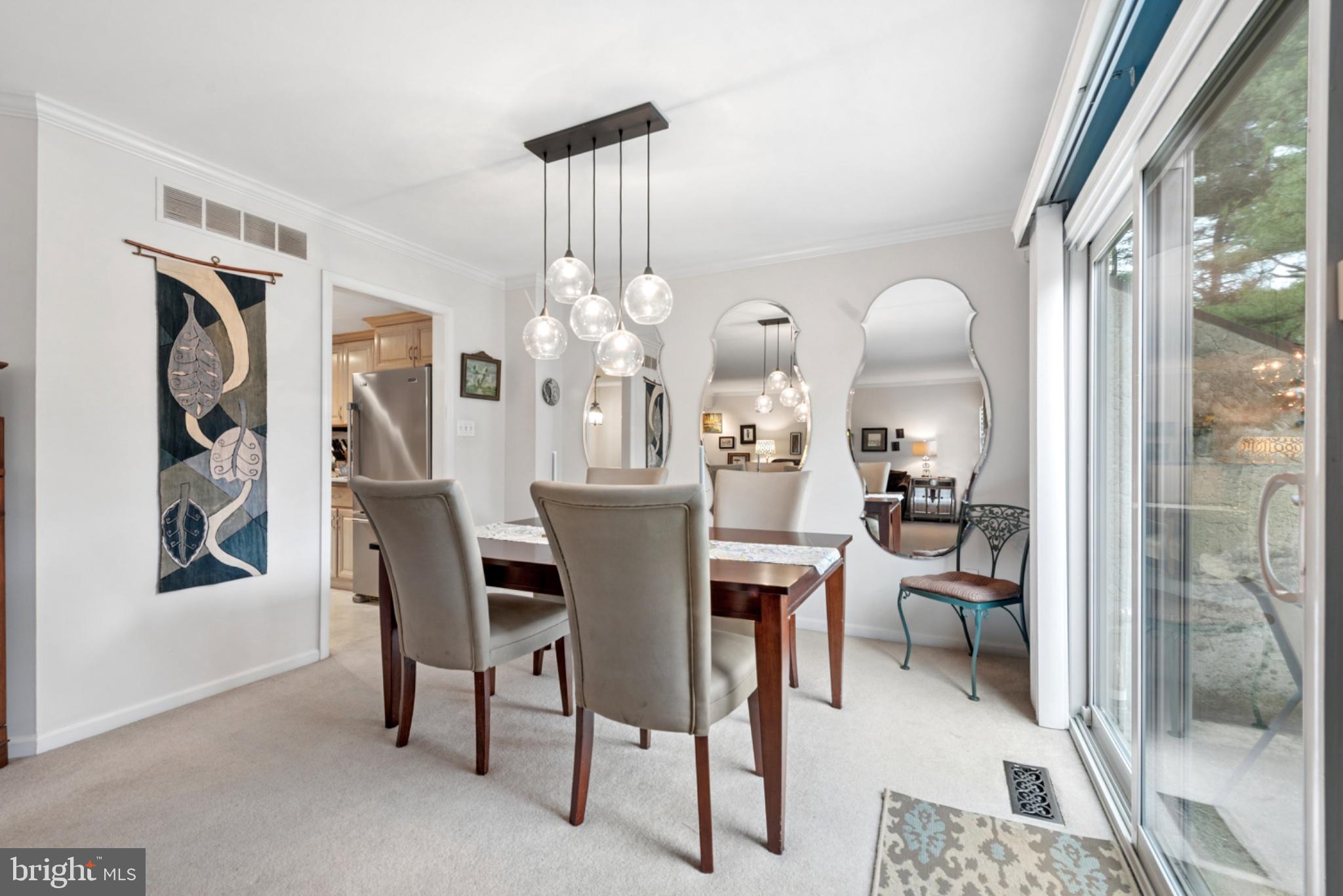 56 Woodstream Drive Chesterbrook, PA 19087 - Photo 13 of 34 Elegant dining space with modern accents.