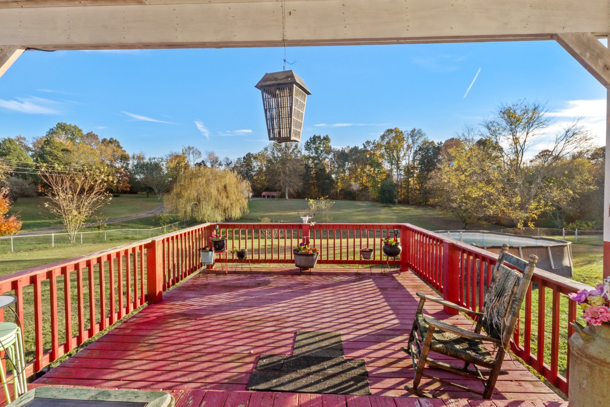580 Gregory Road Westmoreland, TN 37186 - Photo 35 of 45 a balcony with outdoor view