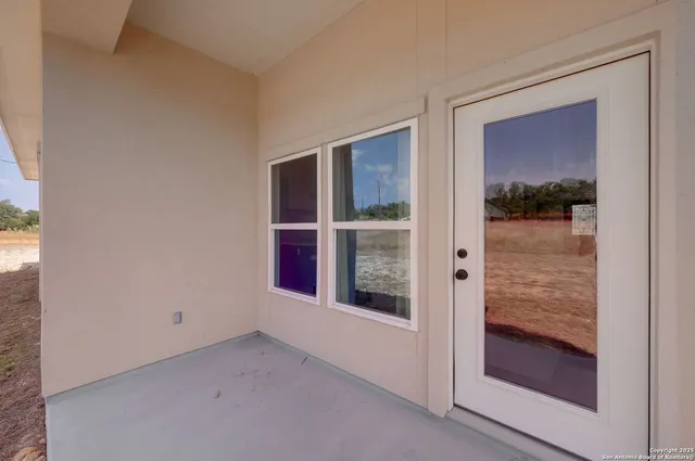 a view of outdoor space with seating