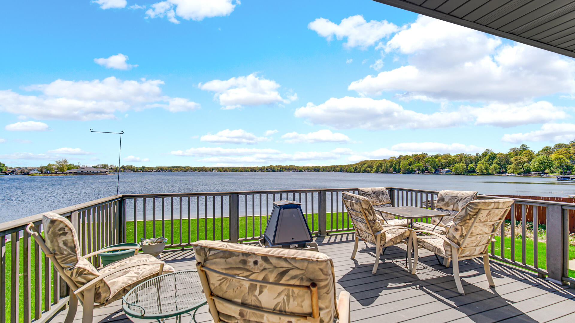 238 West Johnson Road La Porte, IN 46350 - Photo 11 of 35 a view of a chairs and table on the roof deck