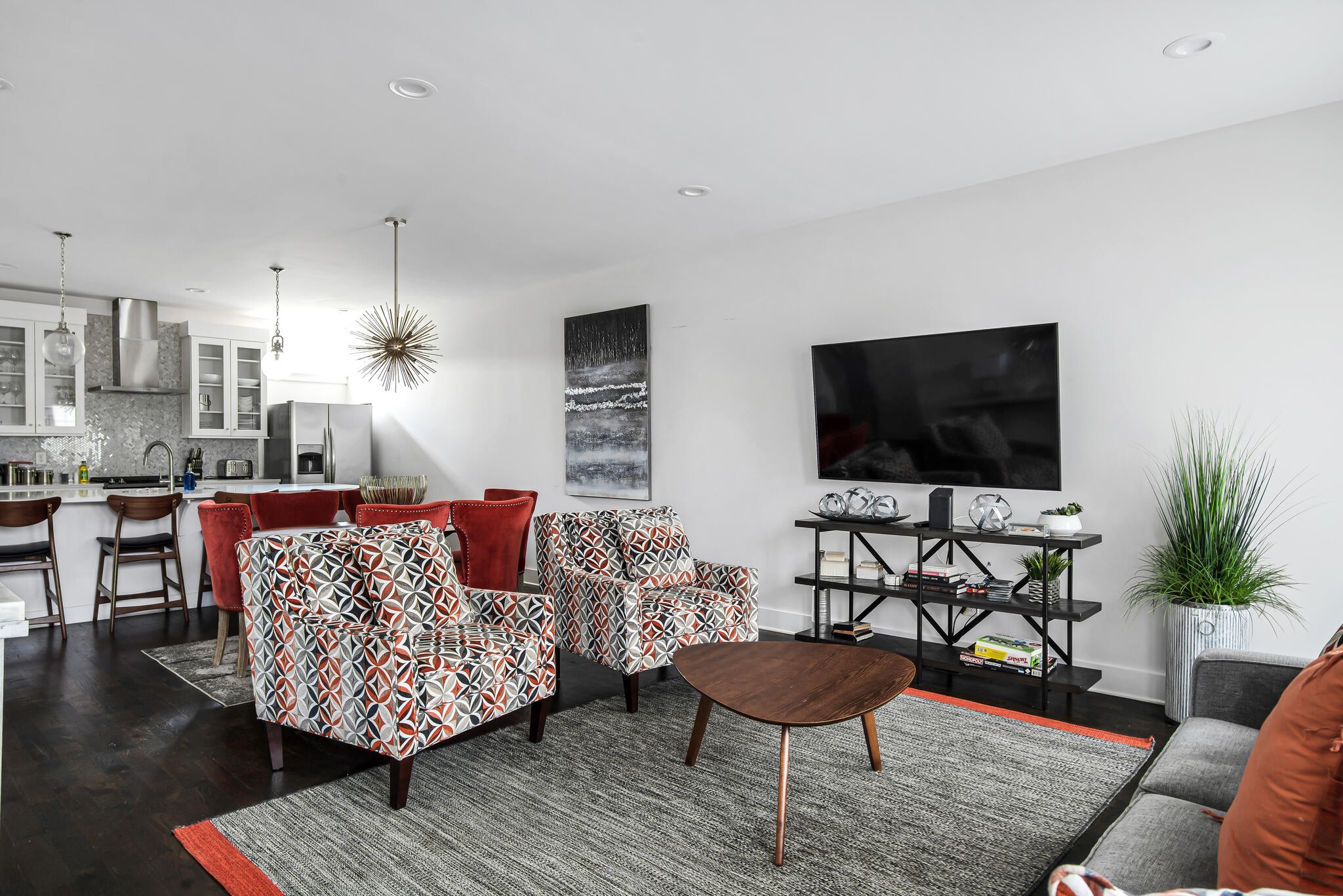 601 Ries Avenue Nashville, TN 37209 - Photo 11 of 30 a living room with furniture and a flat screen tv