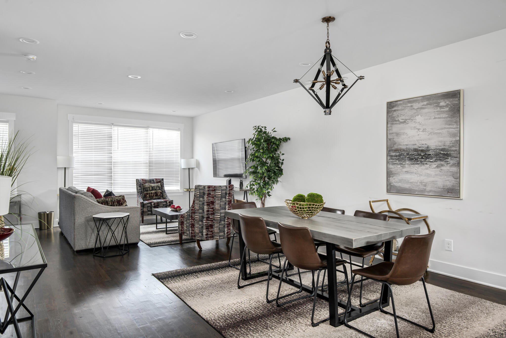 601 Ries Avenue Nashville, TN 37209 - Photo 22 of 30 a view of a dining room with furniture window and wooden floor