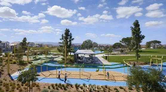 a swimming pool with outdoor seating and lake