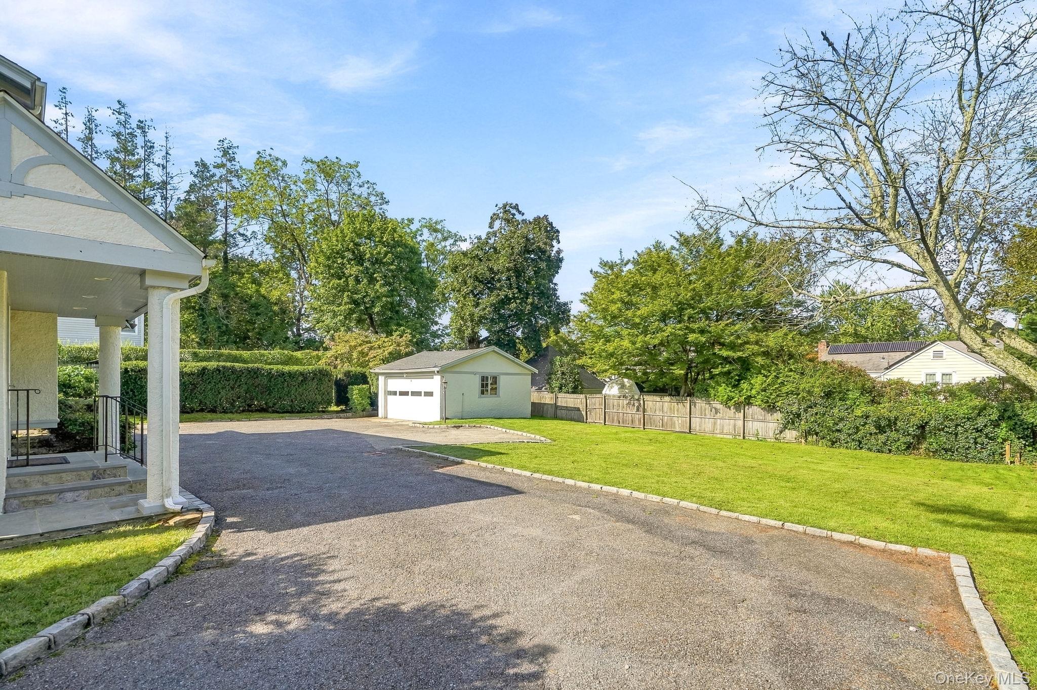 1239 Post Road Scarsdale, NY 10583 - Photo 35 of 42 back yard with detached garage