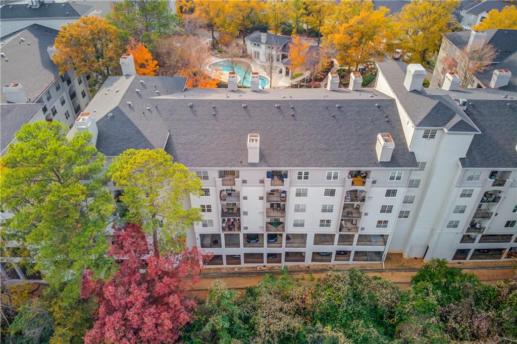 970 Sidney Marcus Boulevard Northeast, Unit 2403 Atlanta, GA 30324 - Photo 4 of 41 an aerial view of a house