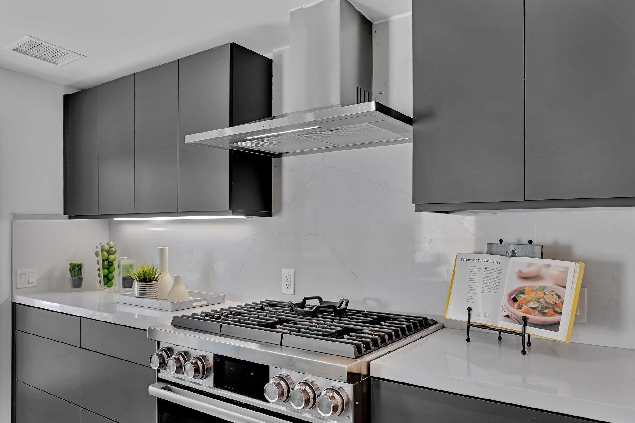 690 South Grenfall Road Palm Springs, CA 92264 - Photo 23 of 92 a stove top oven sitting inside of a kitchen