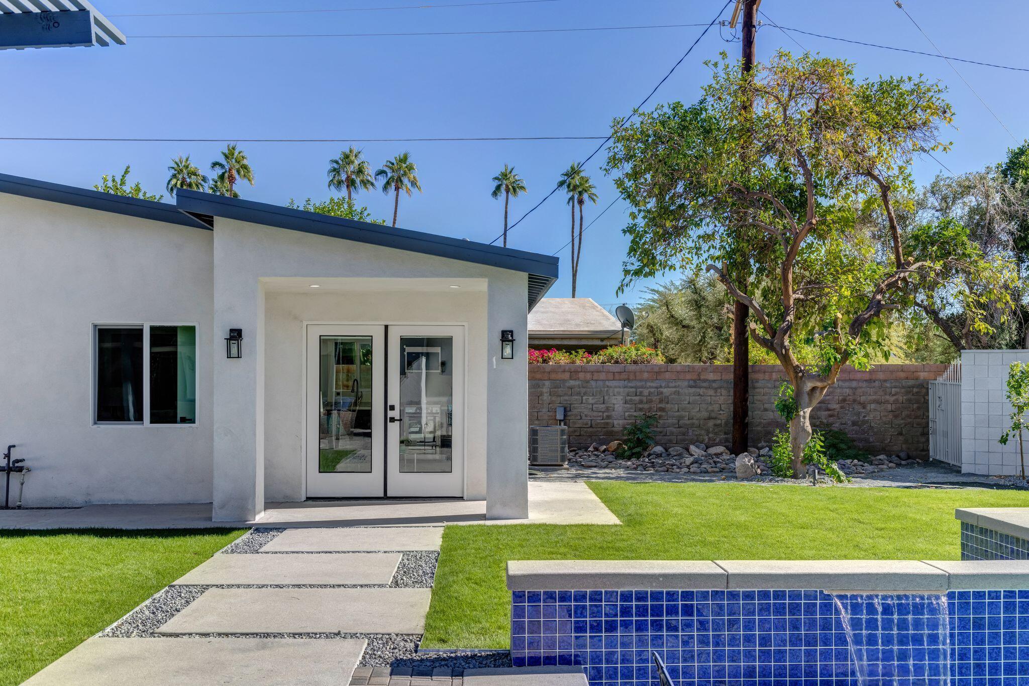 690 South Grenfall Road Palm Springs, CA 92264 - Photo 58 of 92 a view of house with outdoor space and swimming pool