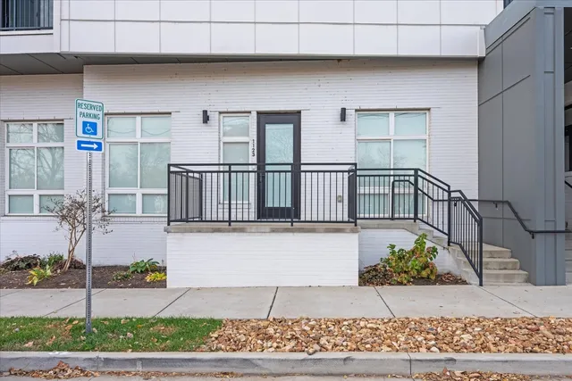 a view of front door of house