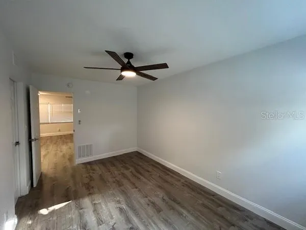 wooden floor in an empty room