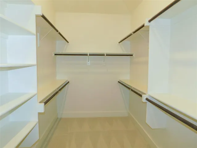 a view of walk in closet
