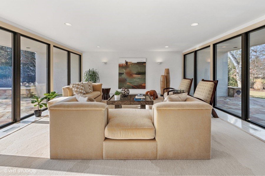 1700 Ridge Road Highland Park, IL 60035 - Photo 12 of 56 a living room with furniture and large windows
