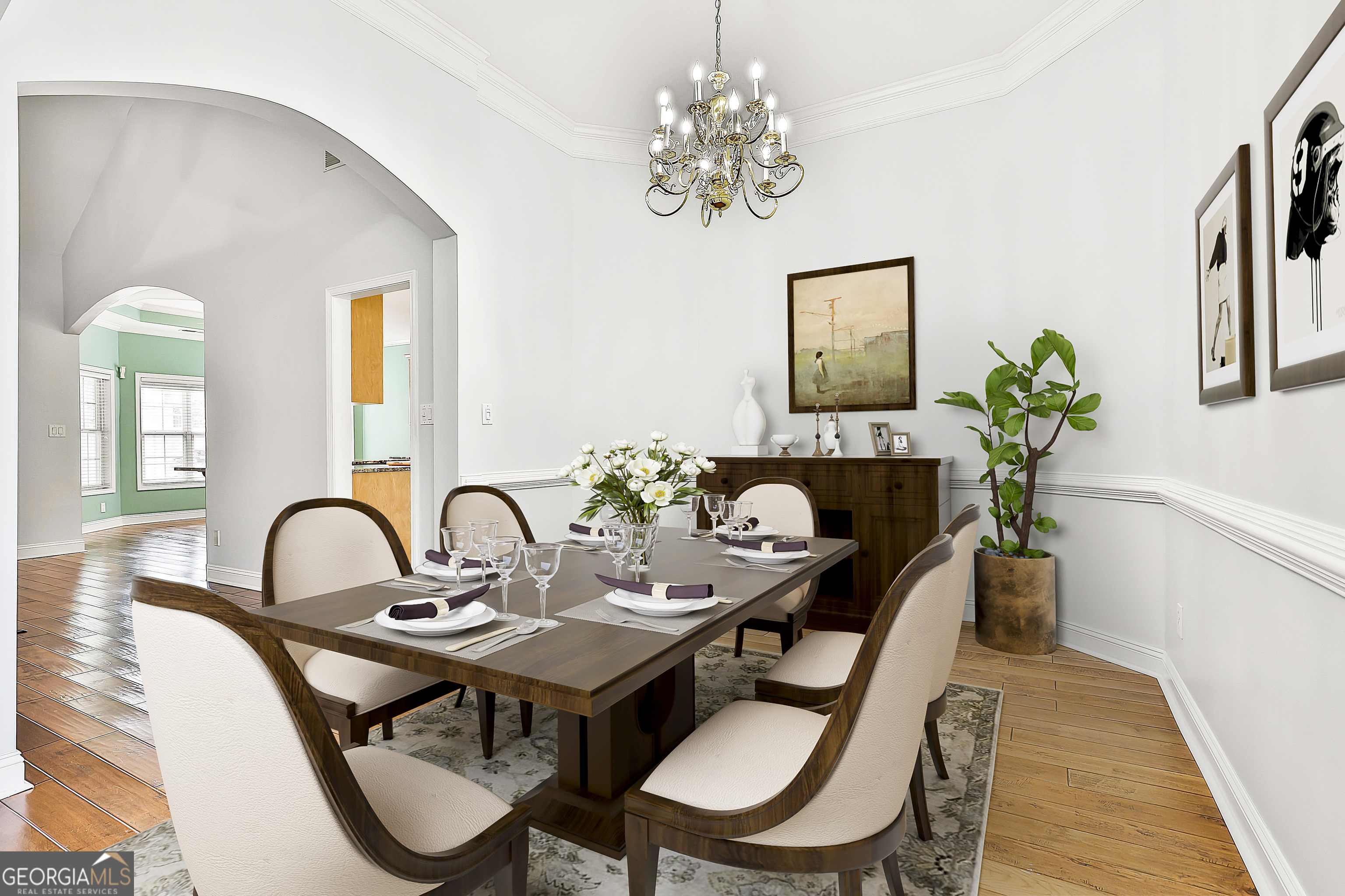 207 Prestwick Way North Stockbridge, GA 30281 - Photo 6 of 44 a dining room with furniture and window