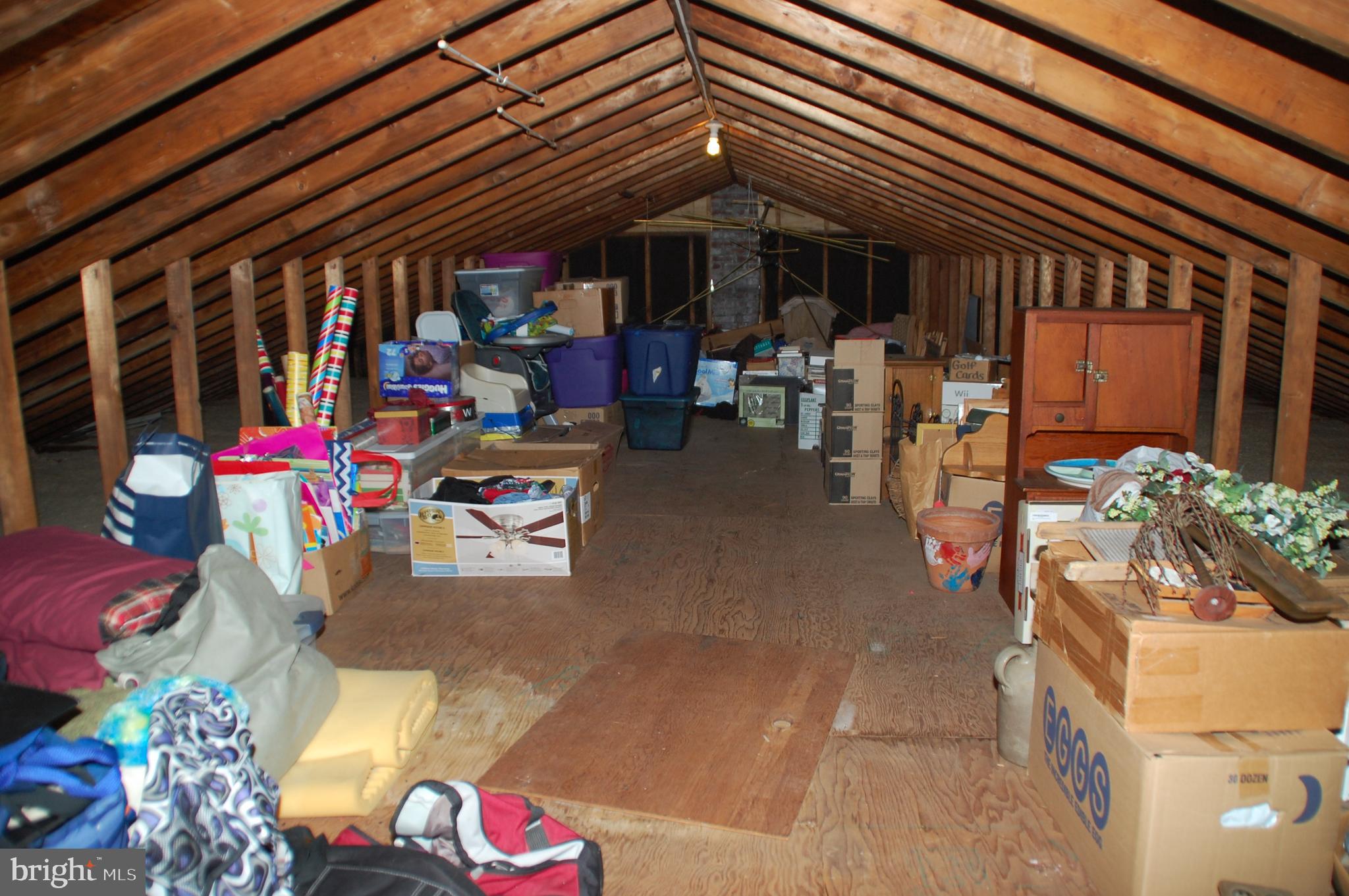841 Allentown Road Telford, PA 18969 - Photo 22 of 36 Standard staircase leads to floored Attic storage.