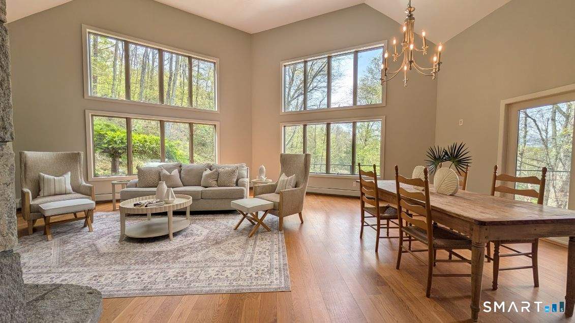 28 Garnet Road Roxbury, CT 06783 - Photo 2 of 7 Open Concept Living/Dining Area