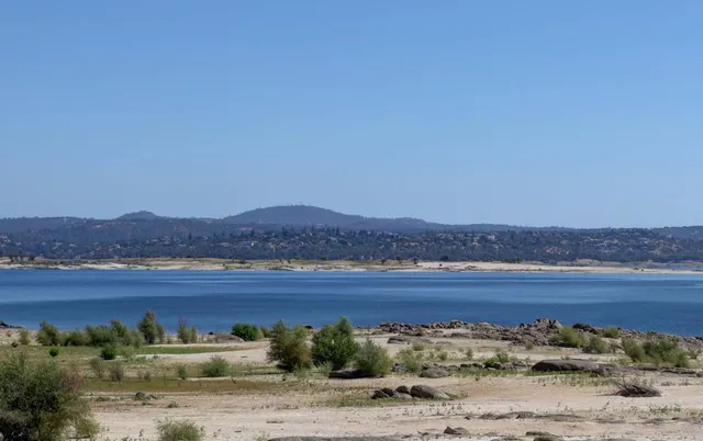 a view of city and ocean
