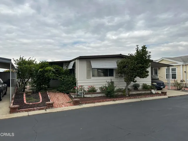 a view of a house with a patio