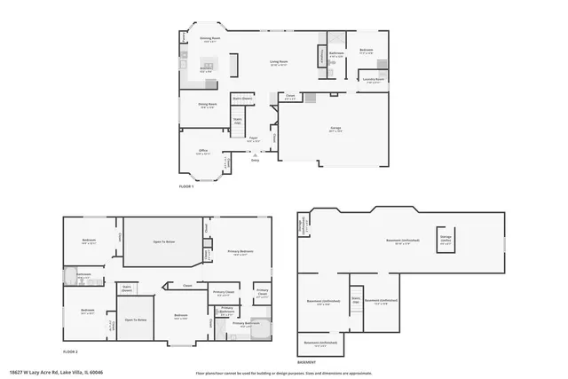 $529,900 | 18627 West Lazy Acre Road, Lake Villa, IL 60046