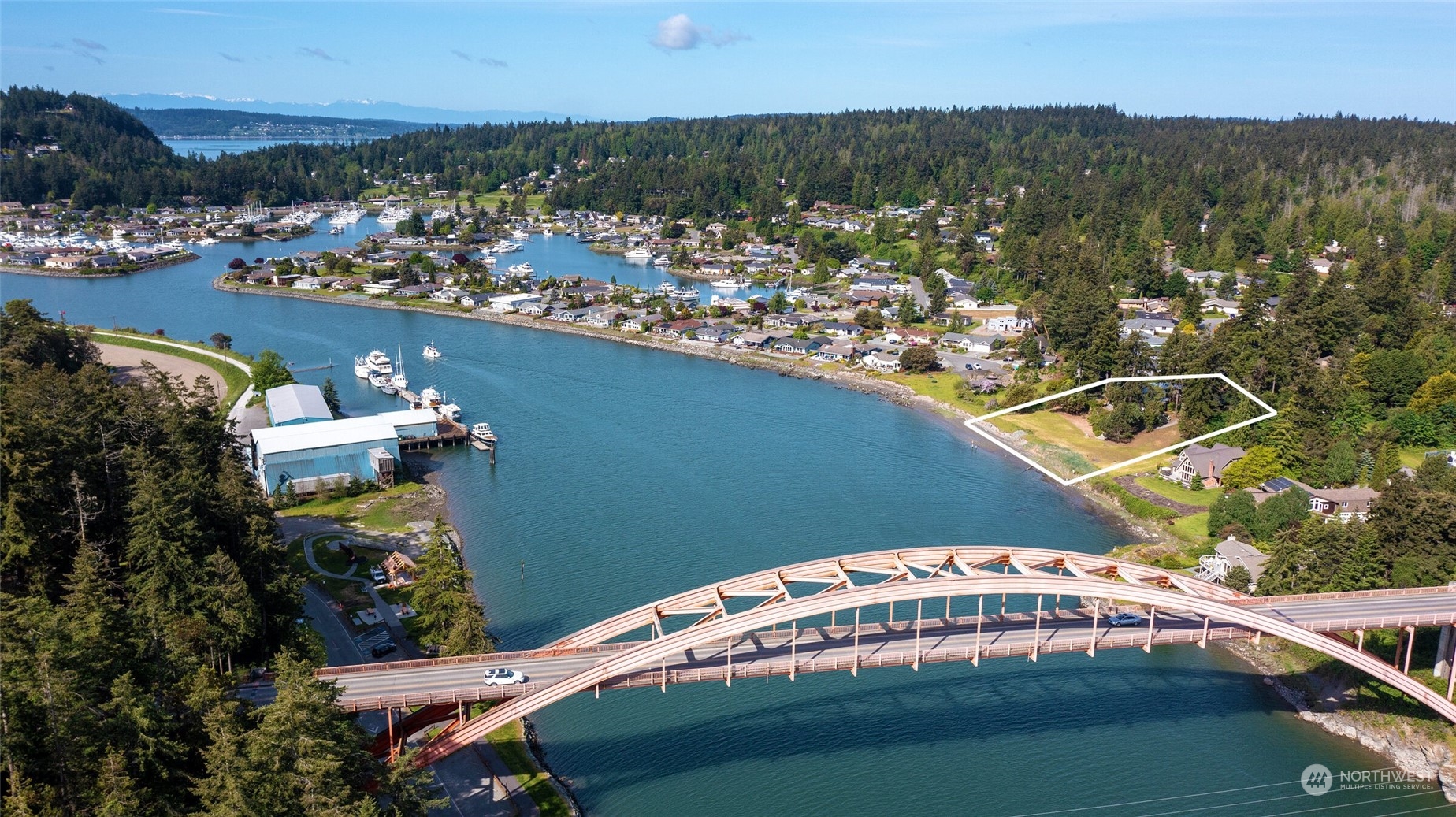 97 Samish Place La Conner, WA 98257 - Photo 3 of 40 an aerial view of a house