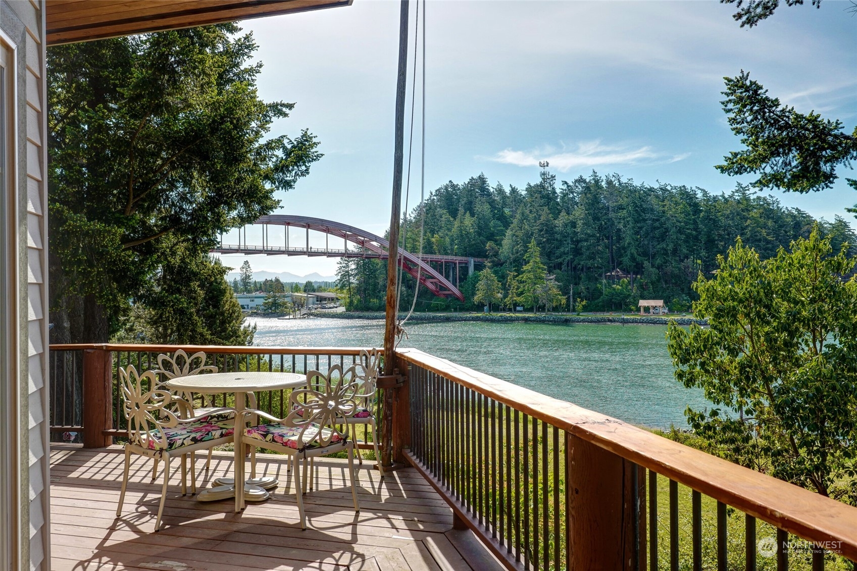 97 Samish Place La Conner, WA 98257 - Photo 8 of 40 a view of a two chair with wooden floor