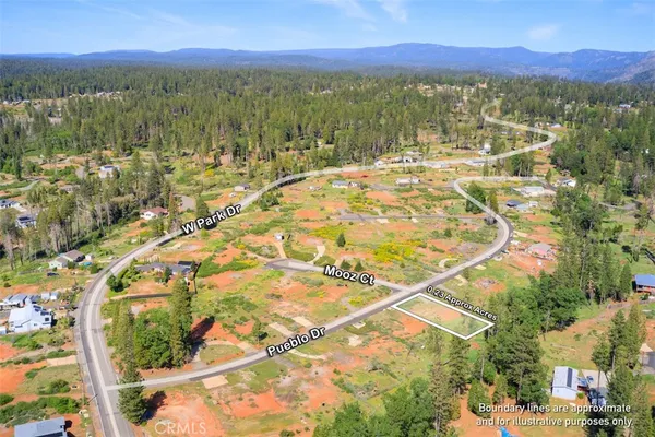 a view of a city with a lake