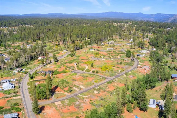 a view of city and mountain