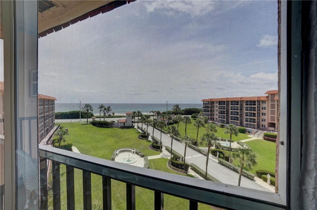 2871 North Ocean Boulevard, Unit C519 Boca Raton, FL 33431 - Photo 26 of 36 a view of a balcony with city