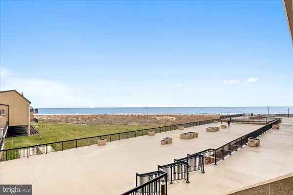 a view of an ocean and beach