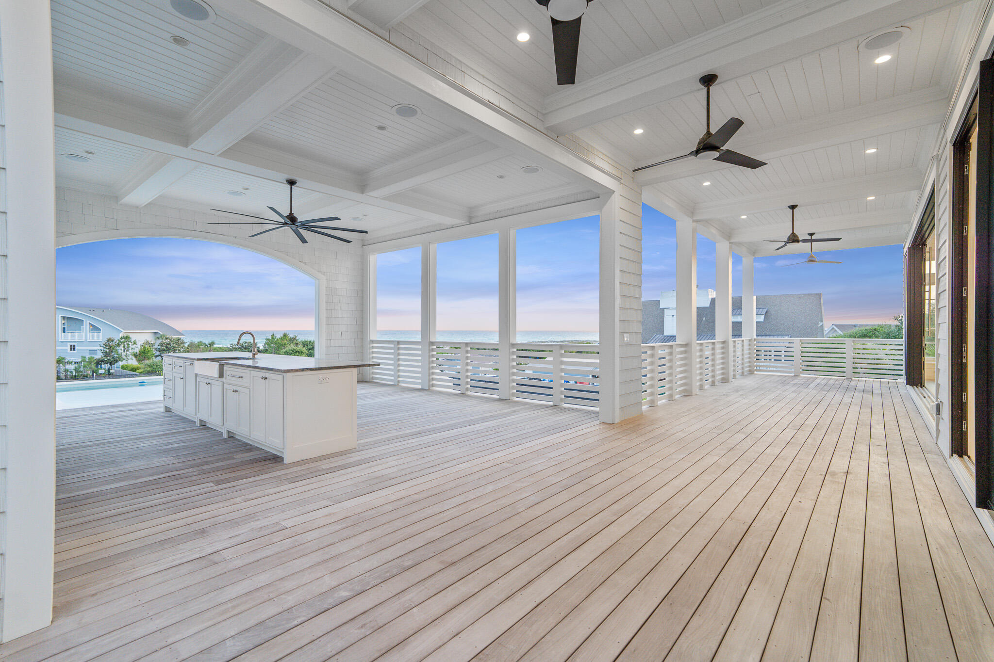 264 Grace Pt Way Watersound, FL 32461 - Photo 20 of 69 a view of a room with wooden floor and balcony