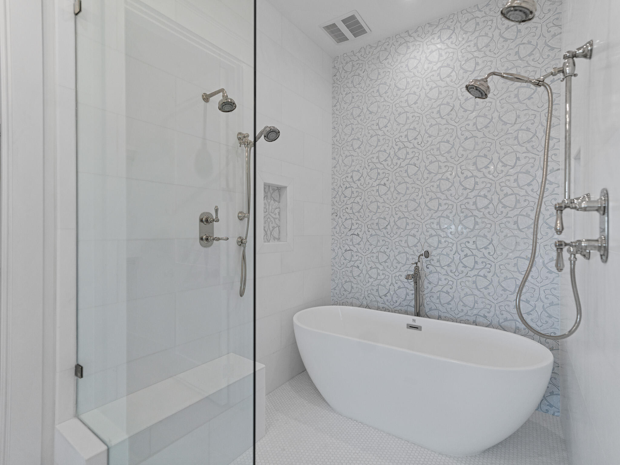 264 Grace Pt Way Watersound, FL 32461 - Photo 40 of 69 a bathroom with a white bath tub a shower and a sink