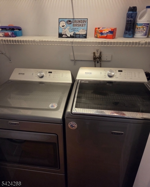 8 Papoose Trail Hopatcong, NJ 07821 - Photo 31 of 38 a utility room with dryer and washer