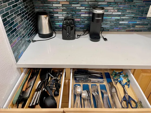 a close view of water heater room