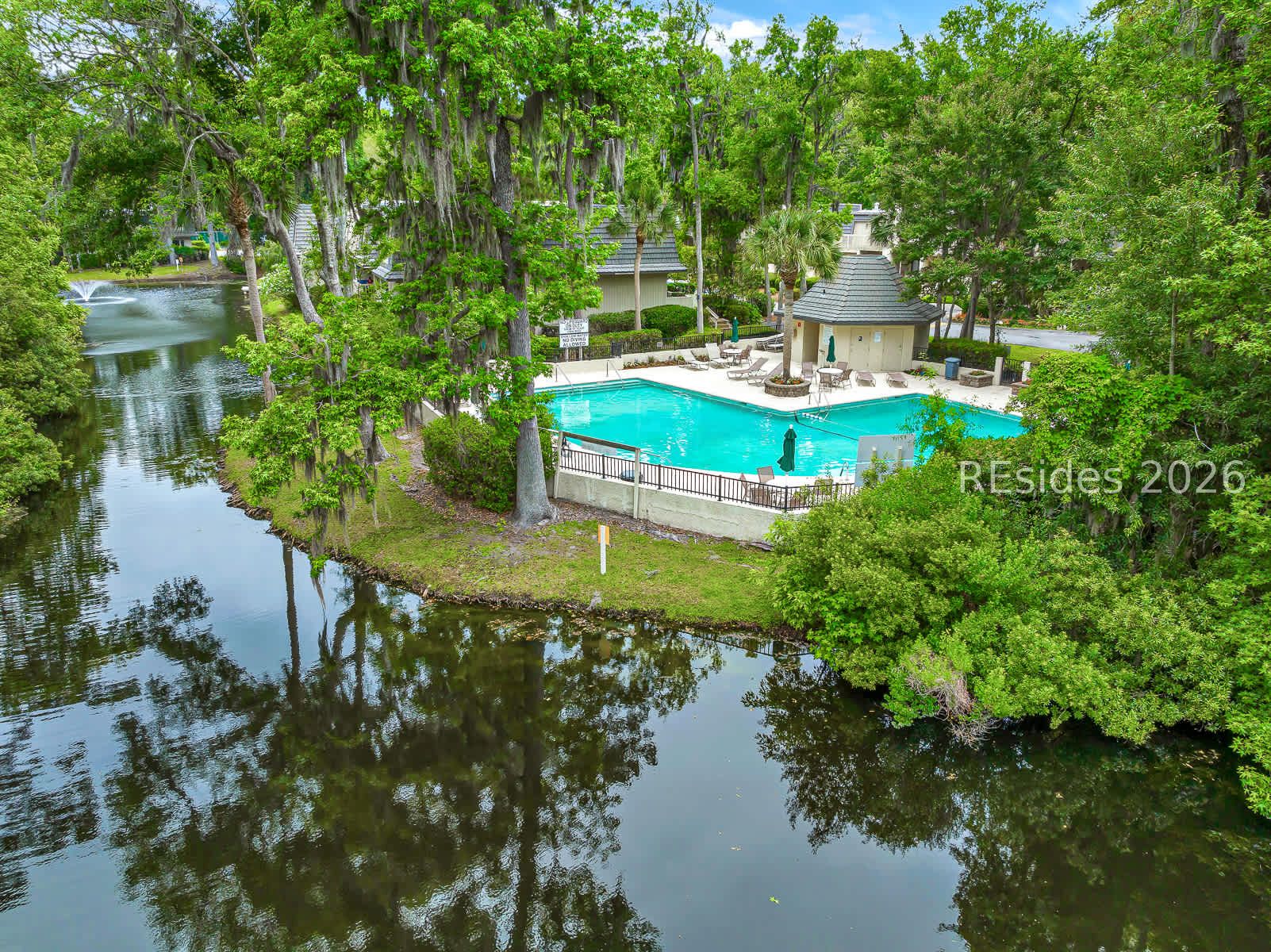 1 Gloucester Road, Unit E2 Hilton Head Island, SC 29928 - Photo 29 of 42 Community pool is just steps away from the villa