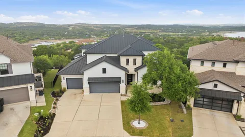 a bird view of a house