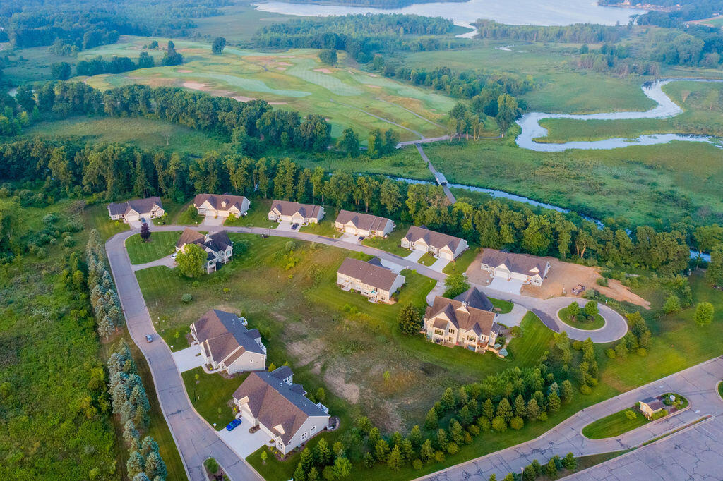 14325 Bridgeview Pointe Vicksburg, MI 49097 - Photo 9 of 18 AC - Aerial View of condos and beyond to