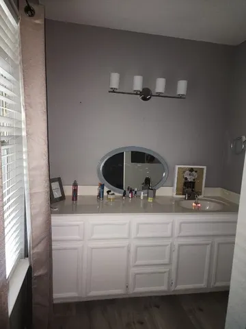 a close view of sink and tap