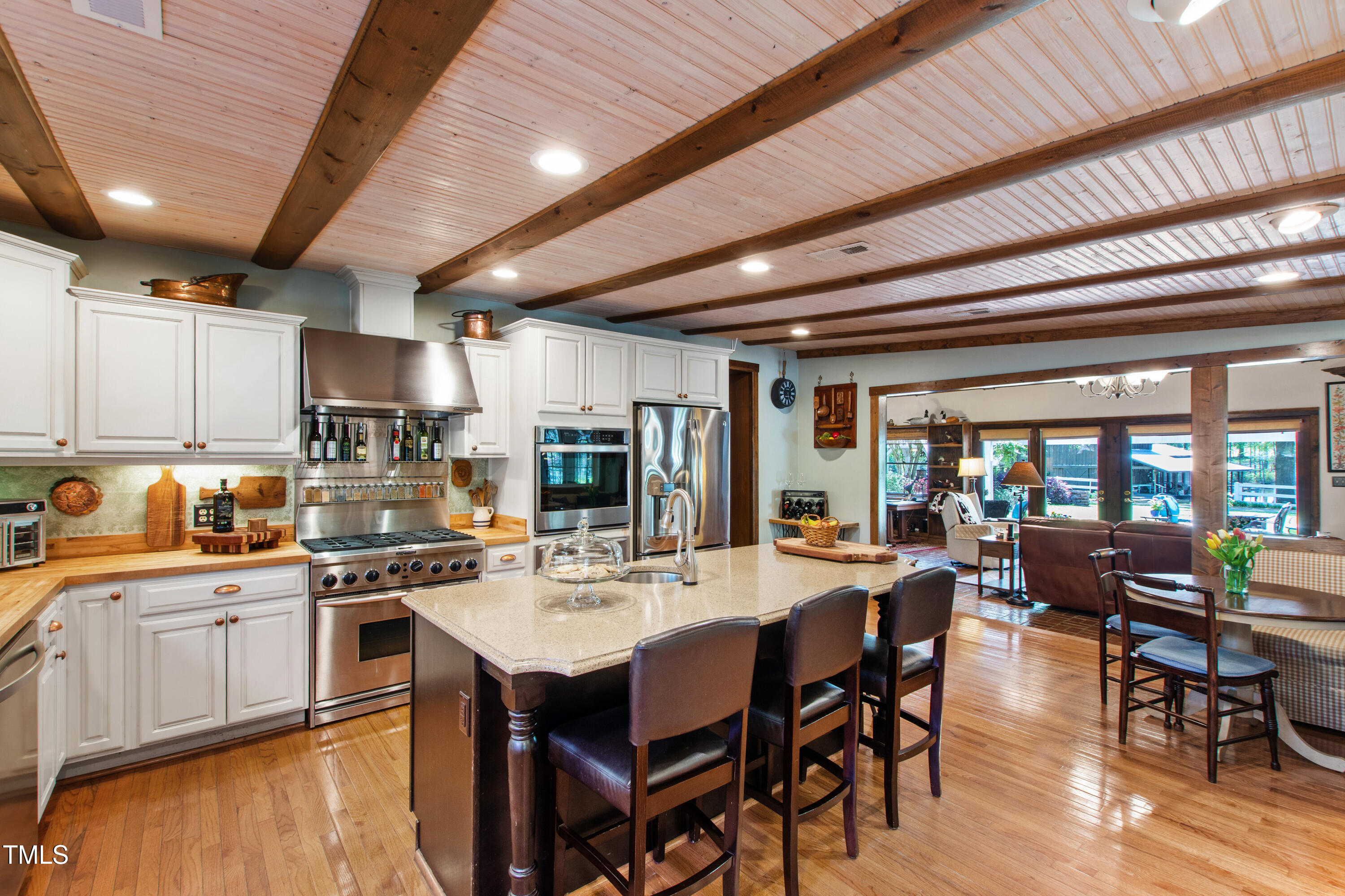 2451 Brick Mill Road Erwin, NC 28339 - Photo 15 of 101 Exposed Wood Beams Lend Character