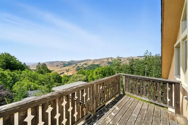 a view of room with garage