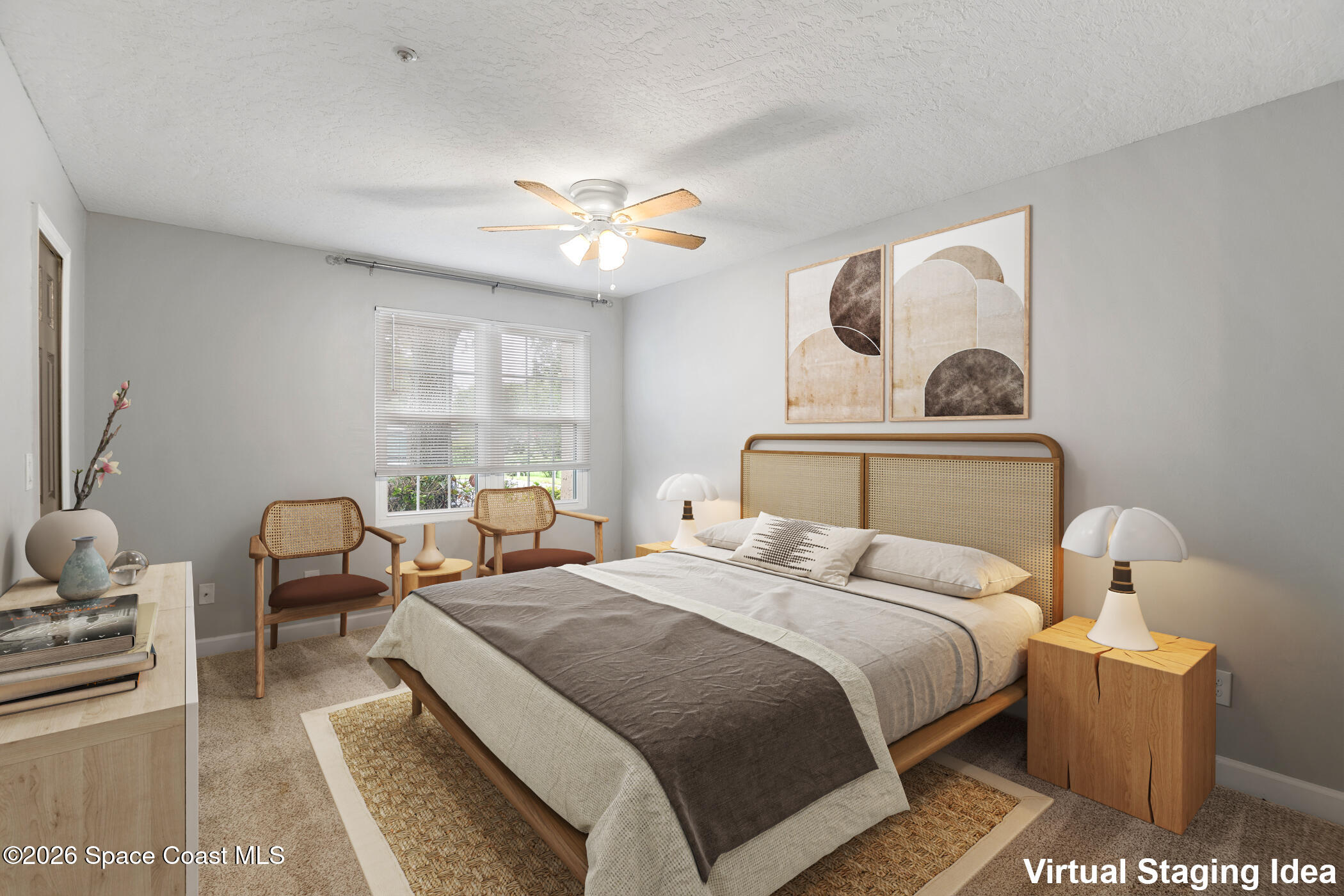 7667 North Wickham Road, Unit 1201 Melbourne, FL 32940 - Photo 11 of 29 Virtual Stage Idea Primary Bedroom
