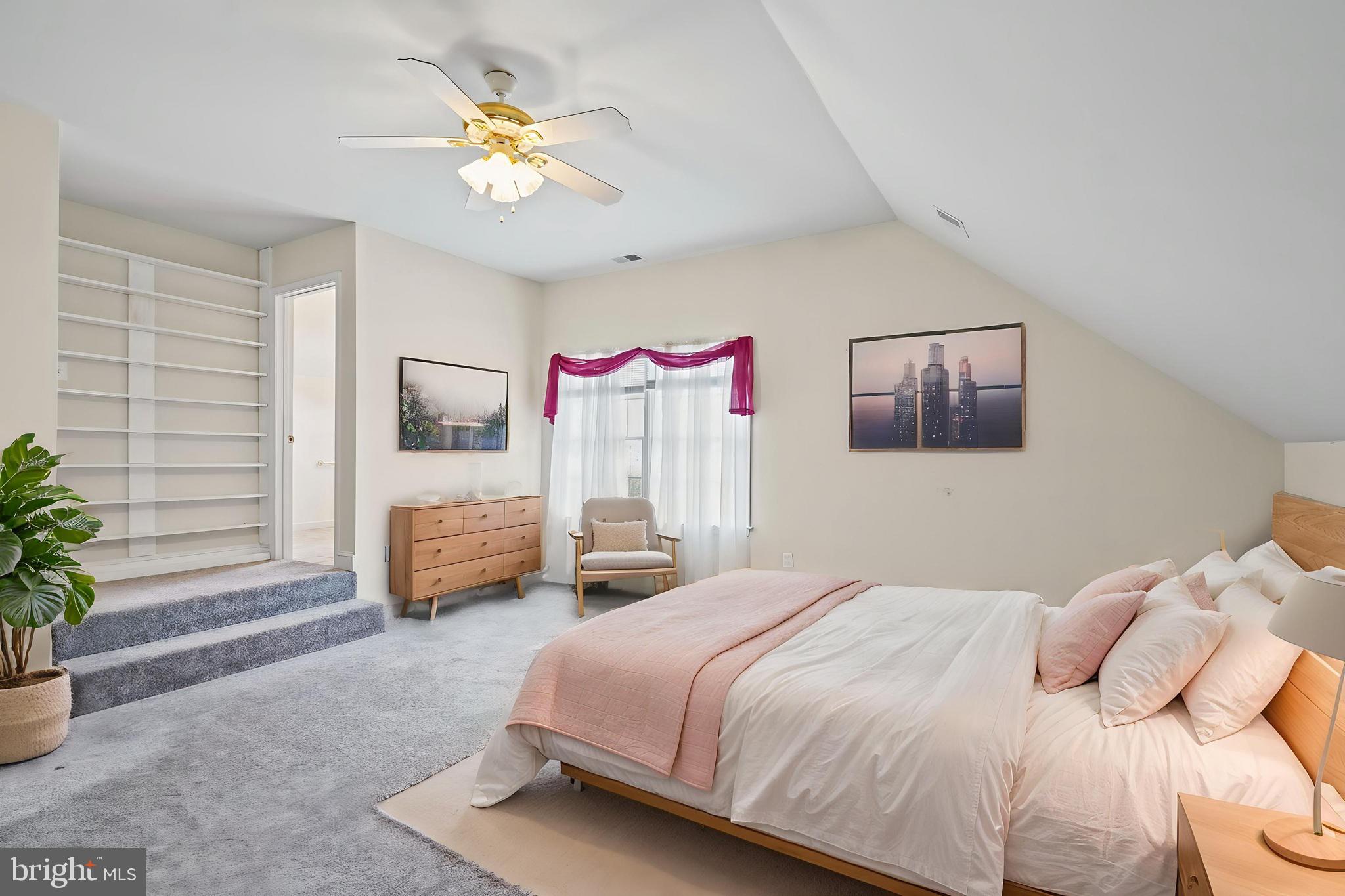 9713 Forge View Road Perry Hall, MD 21128 - Photo 42 of 72 Upper Level Primary Bedroom (Virtually Staged)